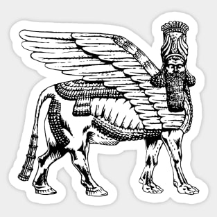 Lamassu Illustration Sticker